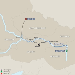 CLICK HERE for Avalon CAPITALS OF CENTRAL EUROPE River Cruise MAP!!