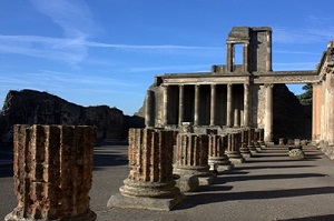 Touring Pompeii